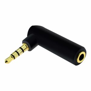 ADAPTOR –  90 DEGREE 3.5MM JACK