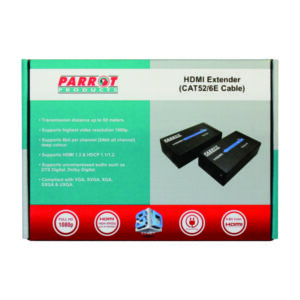 ADAPTOR – HDMI EXTENDER (BY CAT52/6E CABLE)