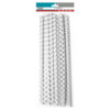 BINDER COMB ELEMENT PLASTIC 60 SHT 10MM WHITE (25)