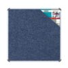 BULLETIN BOARD RIBBED ALUM FRAME 1000*1000MM DENIM