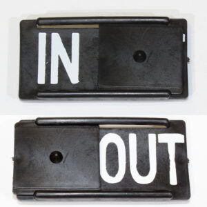 LETTER BOARD IN/OUT SLIDES 35 * 65mm