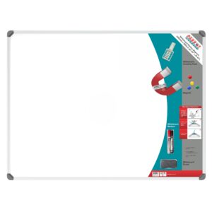 WHITEBOARD SLIMLINE MAGNETIC 1200*900MM RETAIL