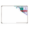 WHITEBOARD SLIMLINE MAGNETIC 600*450MM