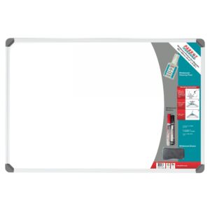 WHITEBOARD SLIMLINE NON MAGNETIC 900*600MM RETAIL