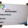 A4 210x297mm Hospital Glass Bed Board with Print
