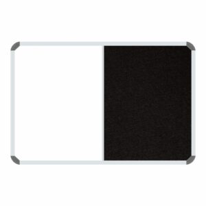 COMBI BOARD NON-MAGNETIC 2000 * 1200MM BLACK