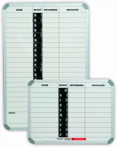 IN/OUT BOARD MAGNETIC 20 PEOPLE 900*600MM