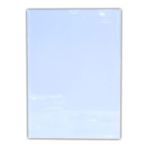 PERSPEX POCKET CLEAR / WHITE BACKING A2 PORTRAIT