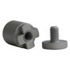 SIGN H/W PLATE STAND-OFF ALUMINIUM 25MM