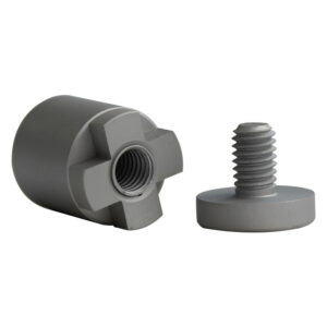 SIGN H/W PLATE STAND-OFF ALUMINIUM 25MM