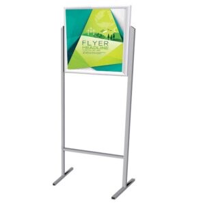STAND POSTER FRAME DOUBLE SIDED A3 LANDSCAPE